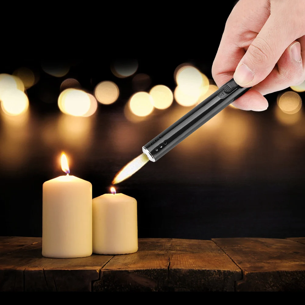 Candle Lighter - Metal Torch Long Pen Lighter Outdoor