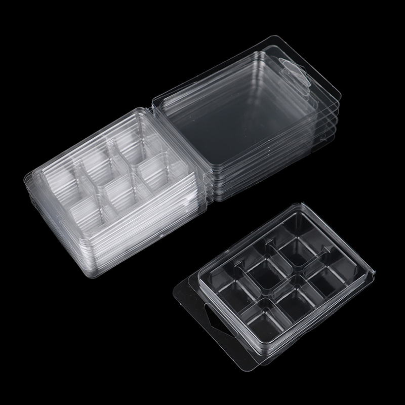 Candle Containers - 10Packs Wax Melt Molds Clear Wax