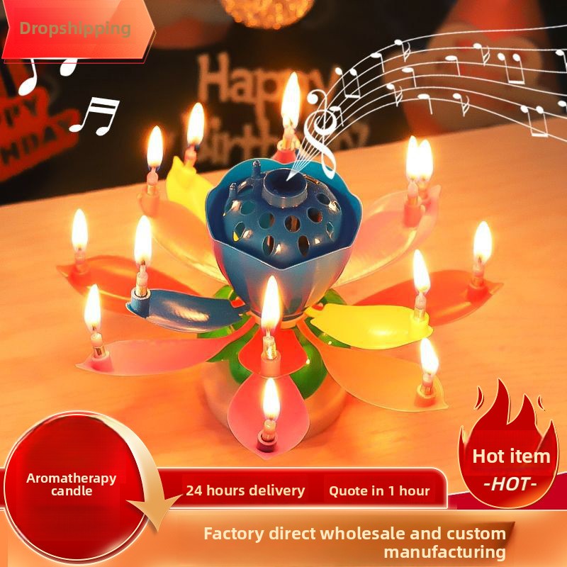 Romantic Happy Birthday Musica - Silk Candle ulasan dan harga
