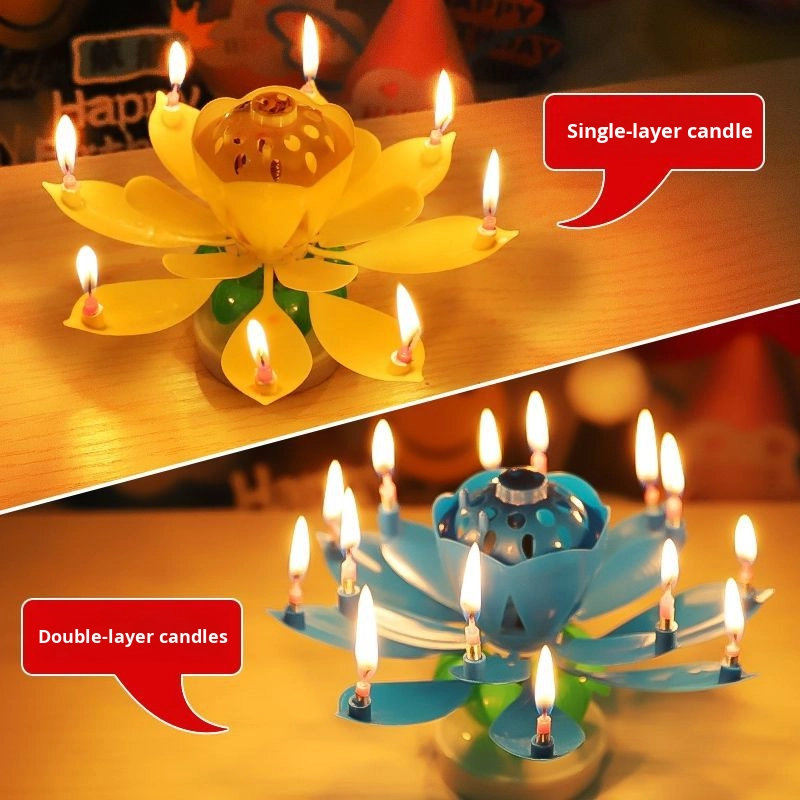 Romantic Happy Birthday Musica - Silk Candle ulasan dan harga