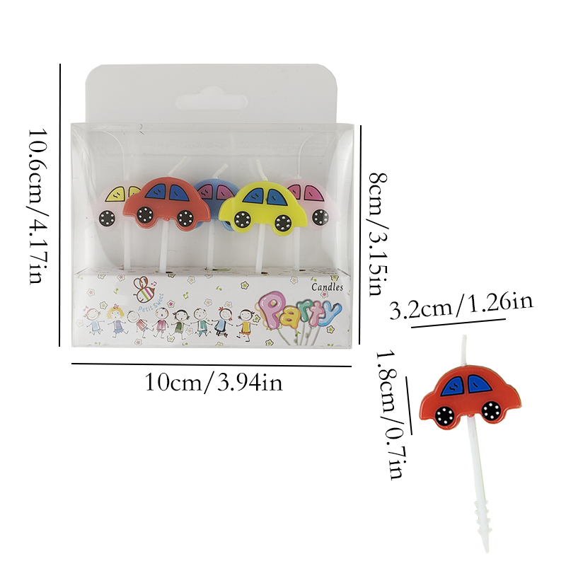 5 Car Candles Children's Birth - Soy Wax ulasan dan harga