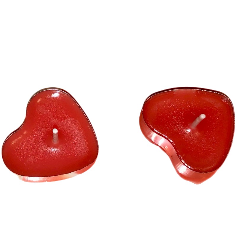100 Sets Heart shaped Empty Al - Candle Containers ulasan dan harga