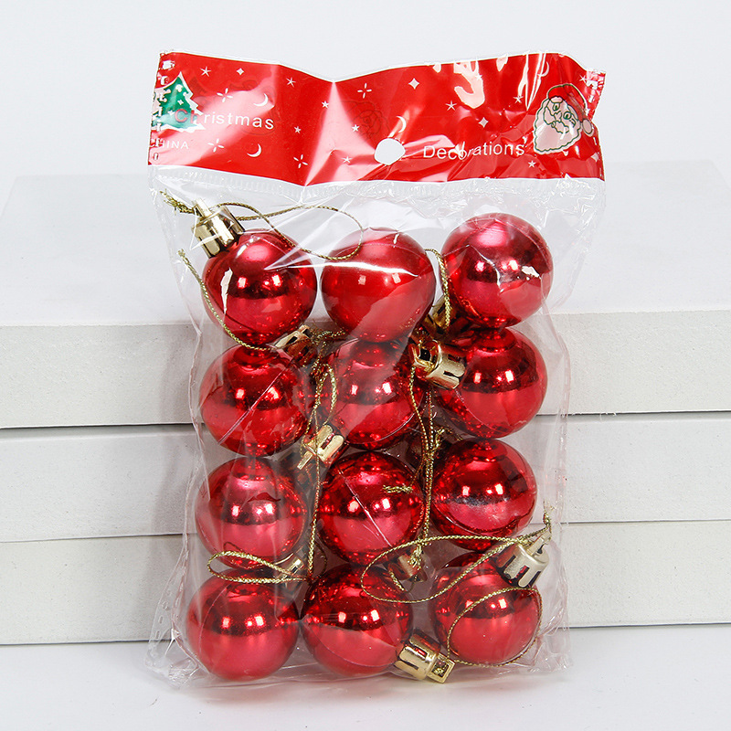 12pcs 3cm Christmas Balls Chri - Candle Lighter ulasan dan harga