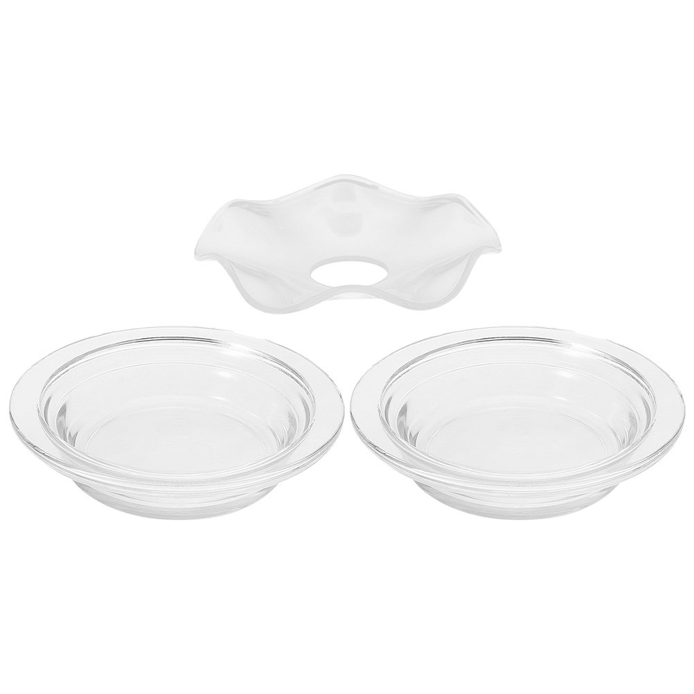 Glass Aromatherapy Dish 3 Pack - Wax Melts ulasan dan harga