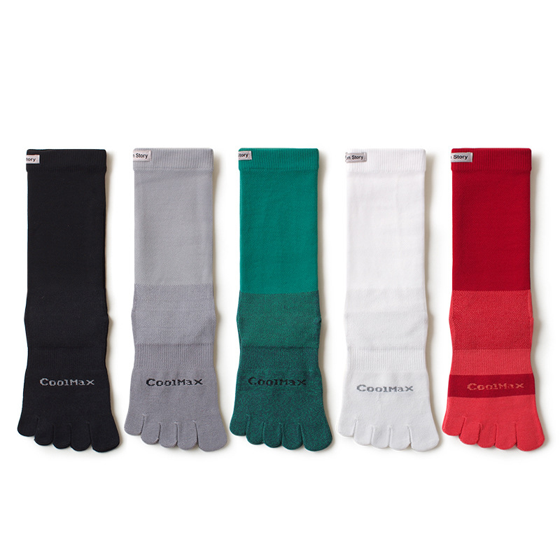 1/5 Pairs Men's High Crew Five - Candle Wick ulasan dan harga