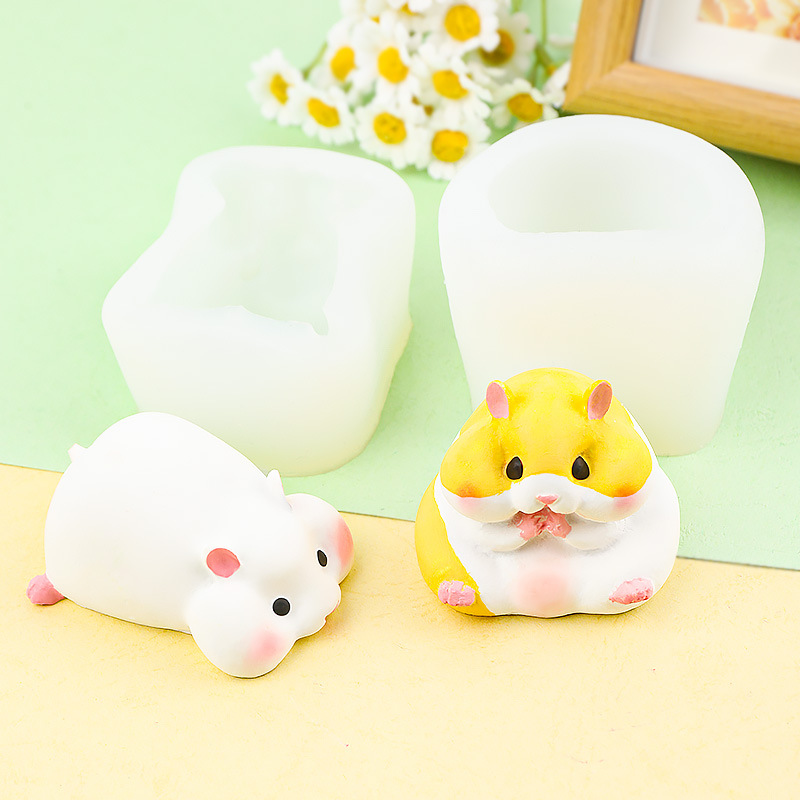 DIY Cute Hamster Mold Chocolat - Candle Molds ulasan dan harga