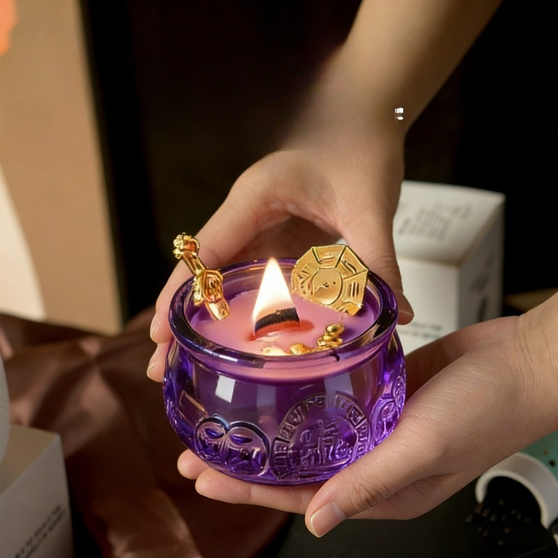 New Year Gift, Purple Cornucop - Candle Fragrance ulasan dan harga