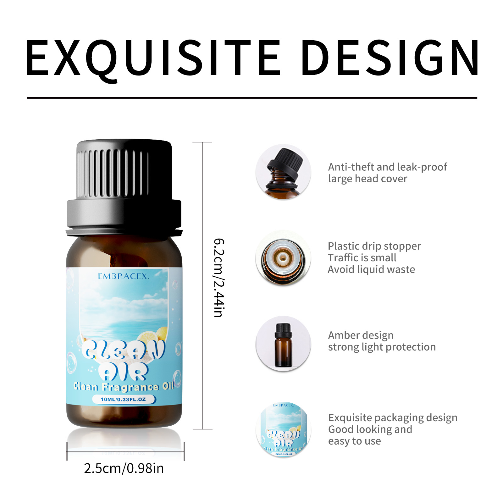 10ml Clean Air Fragrance Oils  - Candle Fragrance ulasan dan harga