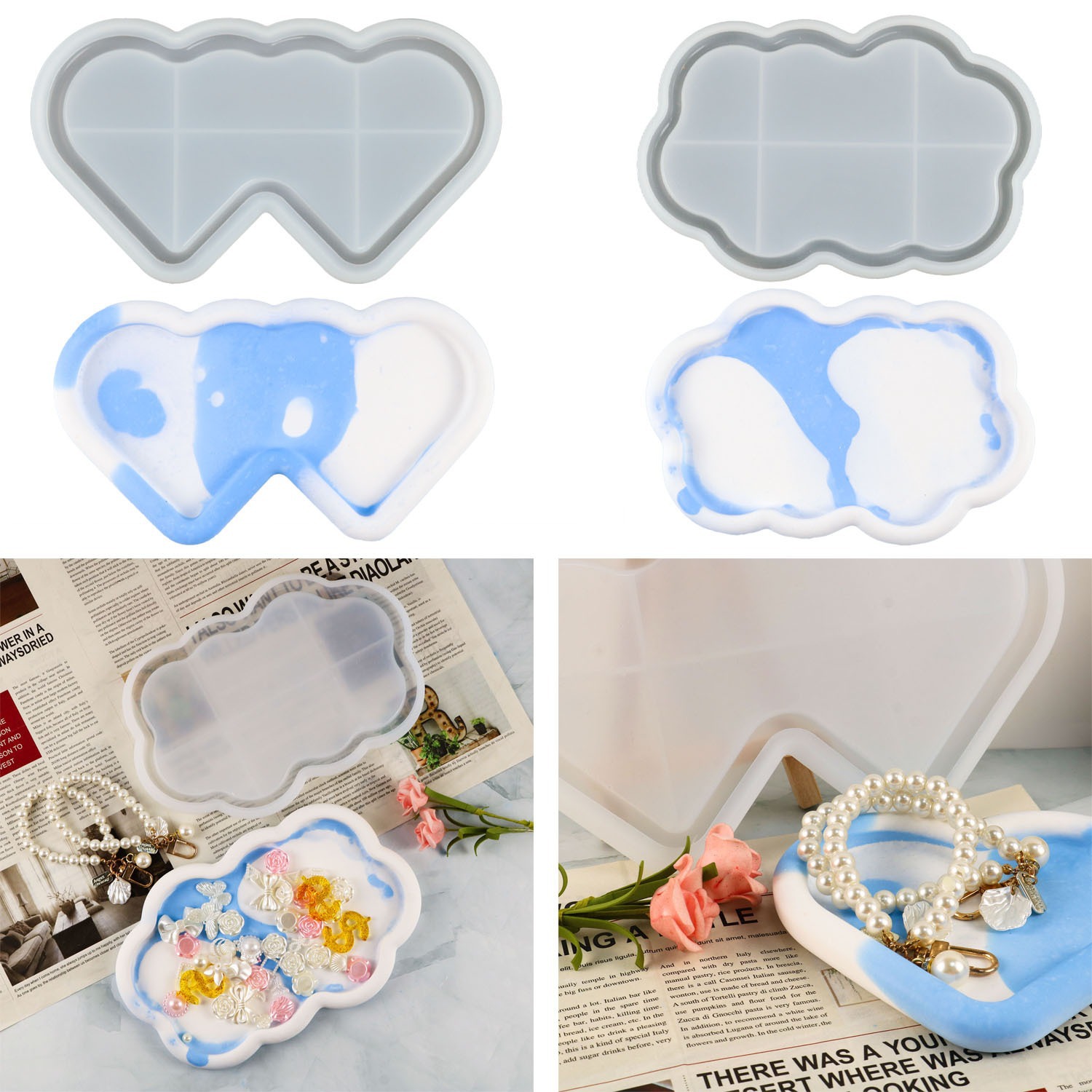 Candle Silicone Mold Wavy Lace - Candle Molds ulasan dan harga