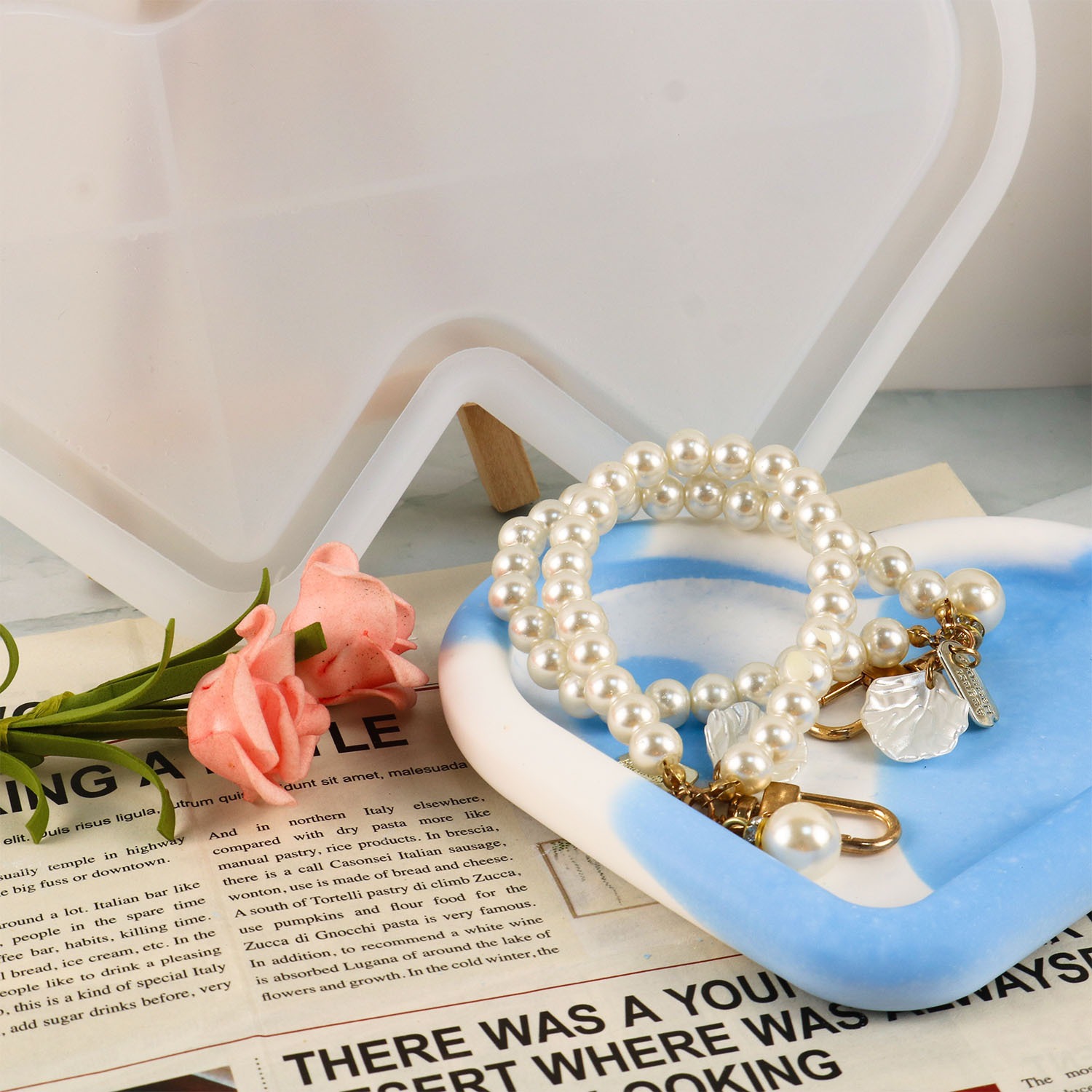 Candle Silicone Mold Wavy Lace - Candle Molds ulasan dan harga