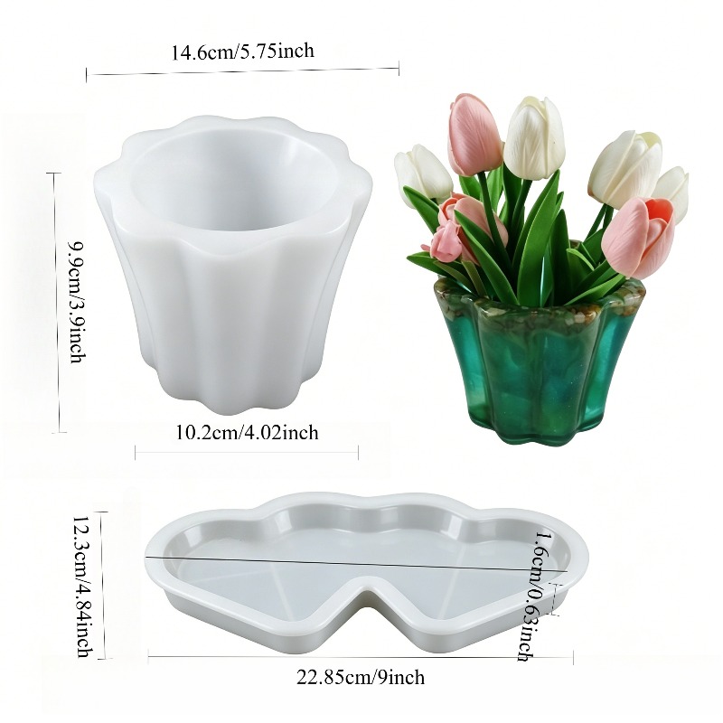 Candle Silicone Mold Wavy Lace - Candle Molds ulasan dan harga