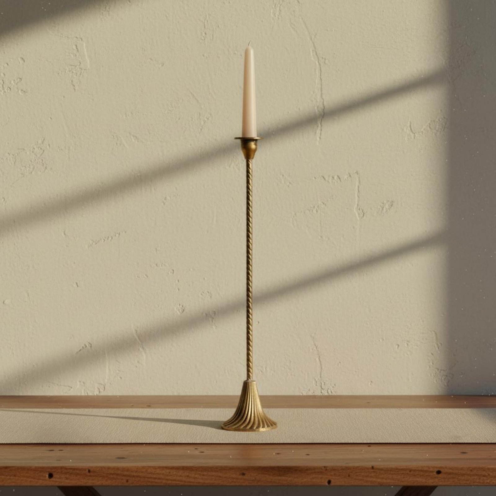 Twisted Gold Candle Holder Sta - Paraffin Wax ulasan dan harga