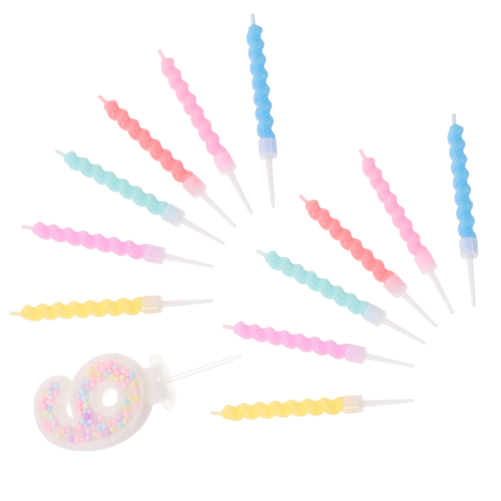 13Pcs Spiral Melting Birthday  - Wax Melts ulasan dan harga