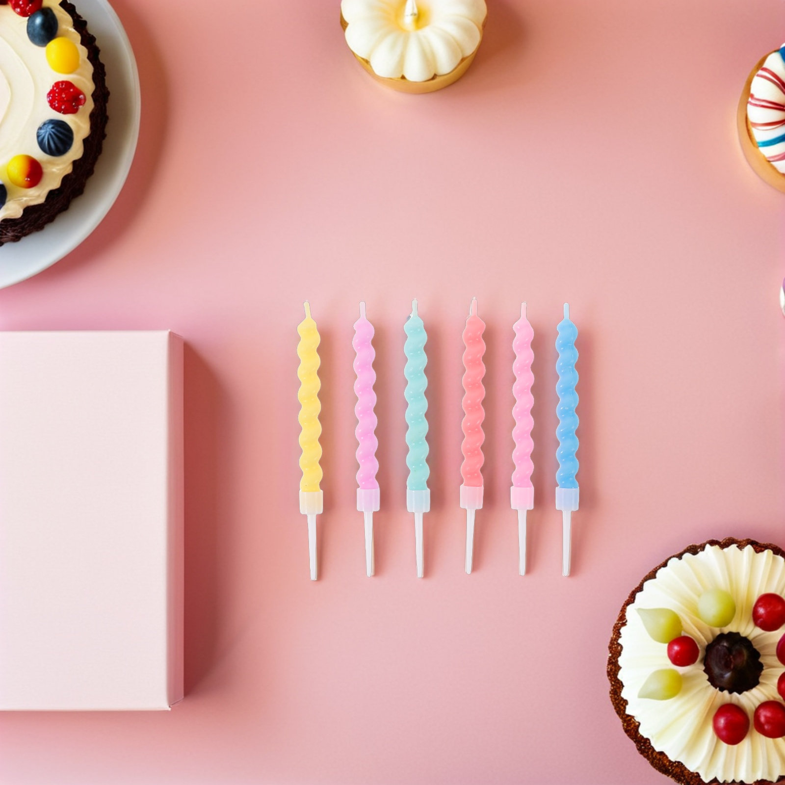 13Pcs Spiral Melting Birthday  - Wax Melts ulasan dan harga