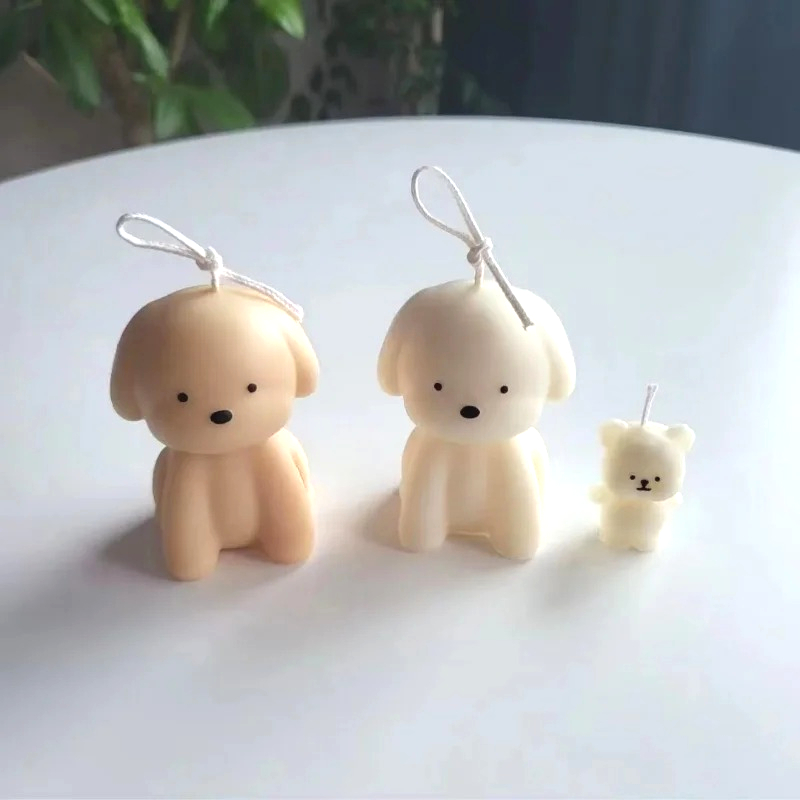 3D Puppy Scented Candle Silico - Candle Making Kit ulasan dan harga