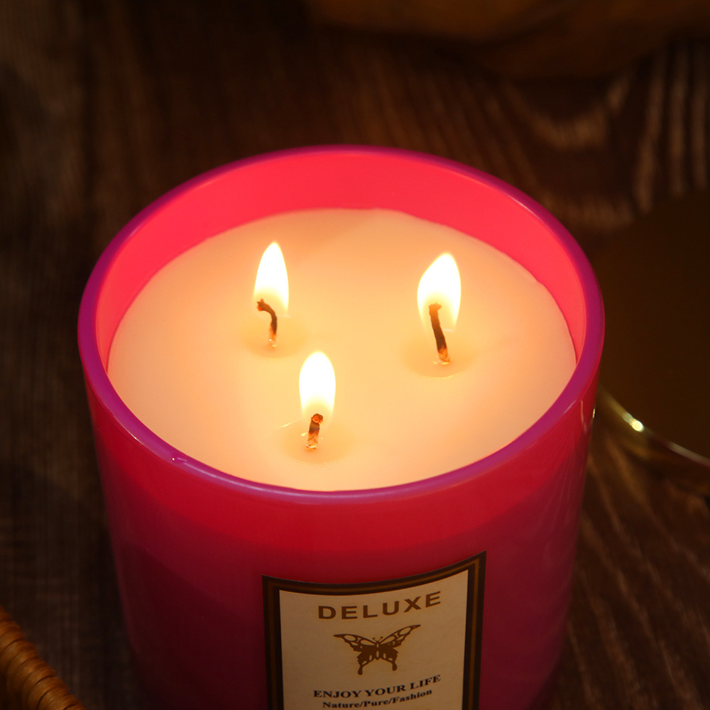 400G gold cover glass scented  - Candle Fragrance ulasan dan harga