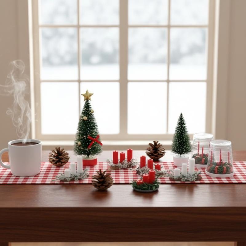 ! 1:12 Miniature Dollhouse Chr - Silk Candle ulasan dan harga