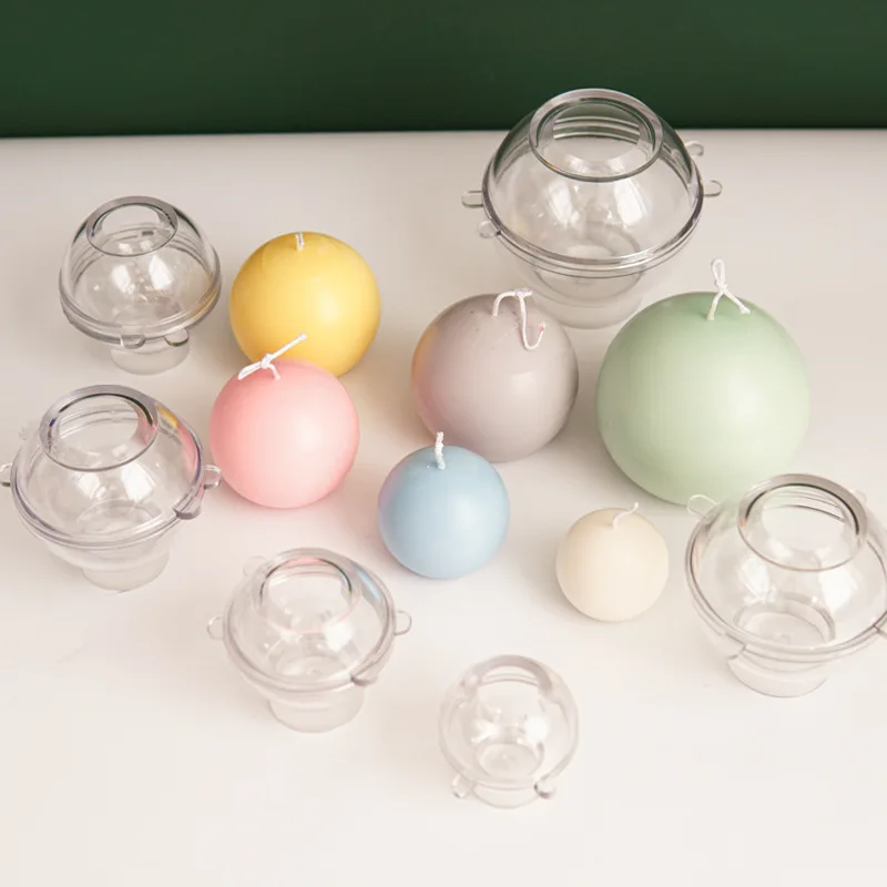 5-8cm Spherical Candle Plastic - Candle Making Kit ulasan dan harga