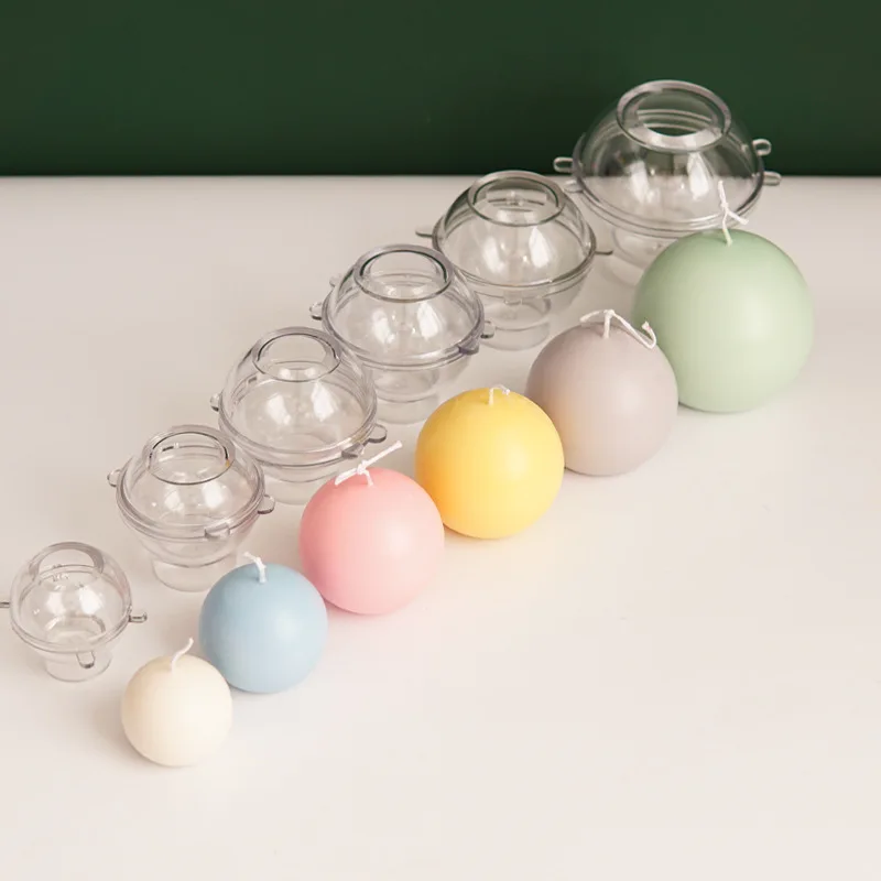 5-8cm Spherical Candle Plastic - Candle Making Kit ulasan dan harga