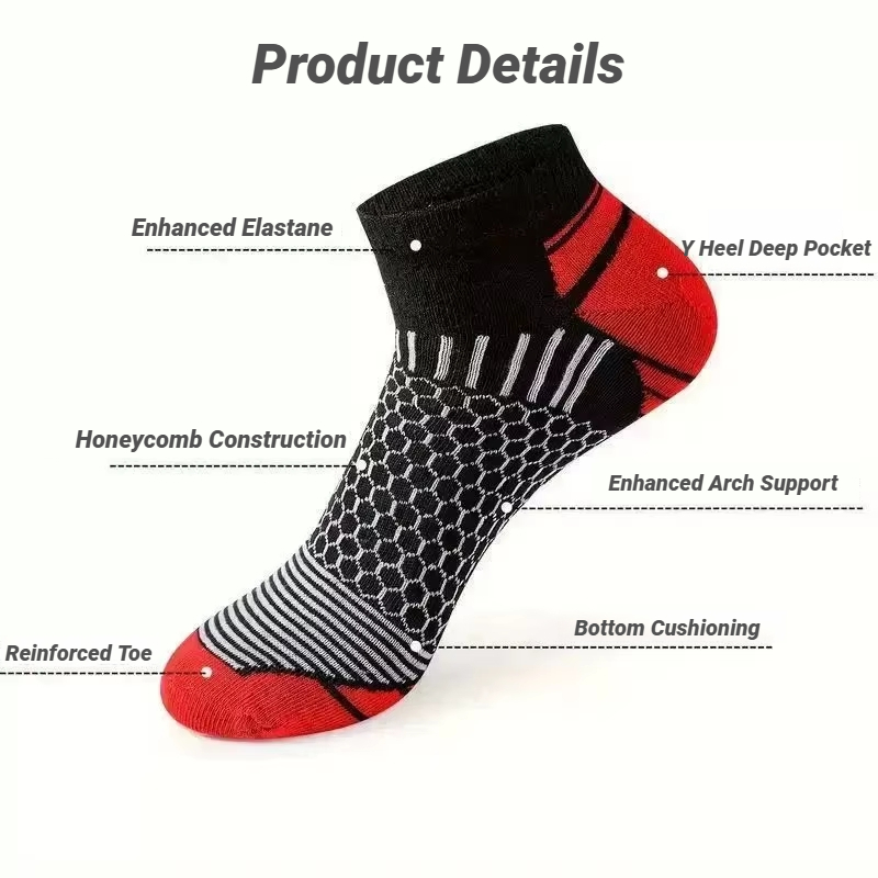 6 Pairs Men'S Short Sports Soc - Candle Wick ulasan dan harga