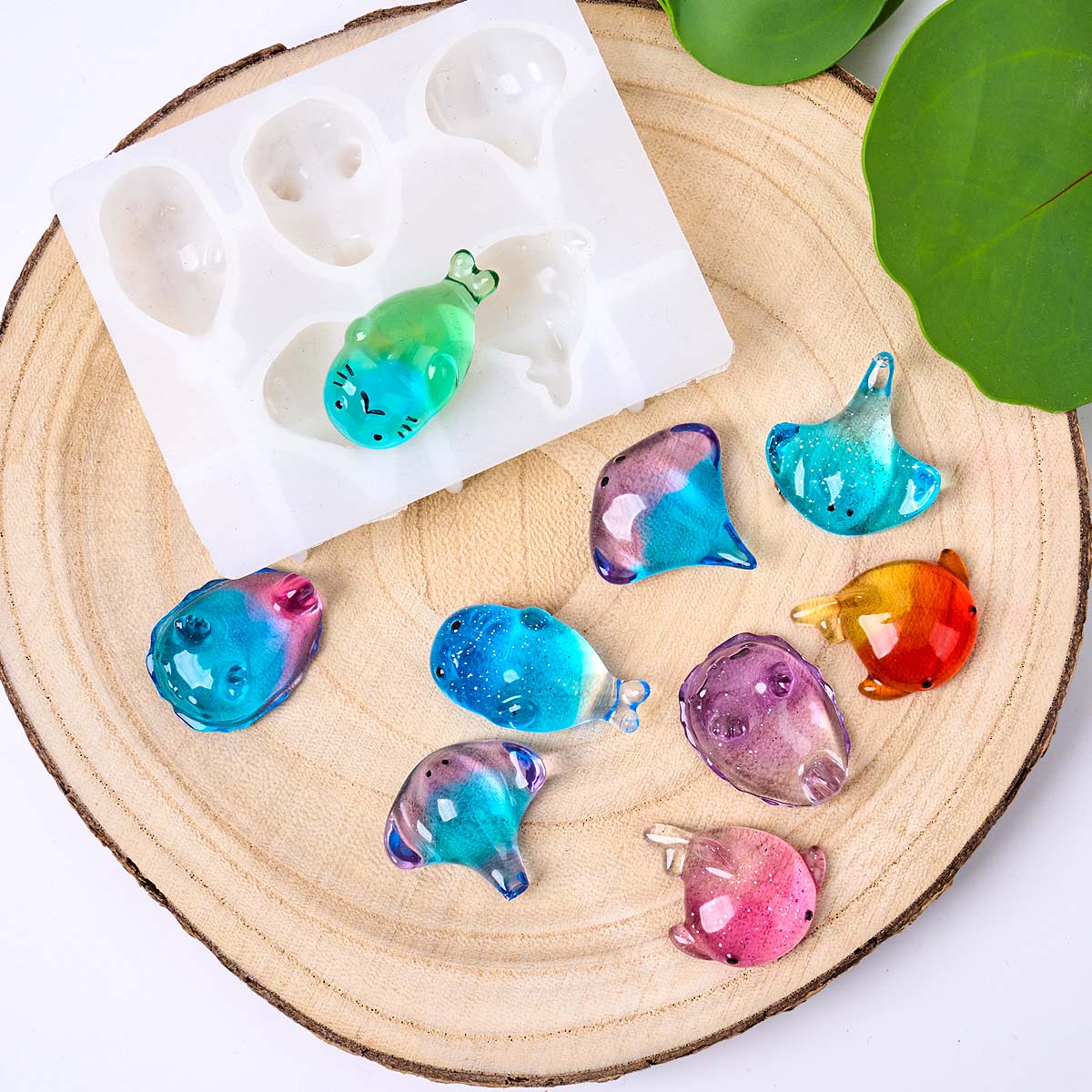 3D Healing Kawaii Manta Ray Wh - Candle Molds ulasan dan harga