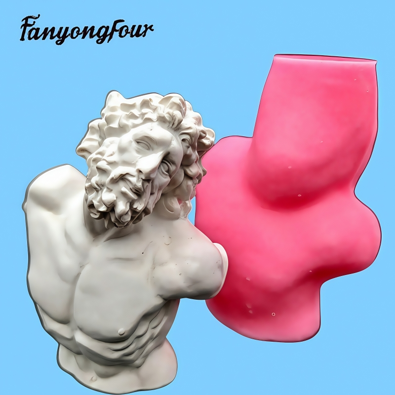 Laokong half body silicone mol - Candle Molds ulasan dan harga