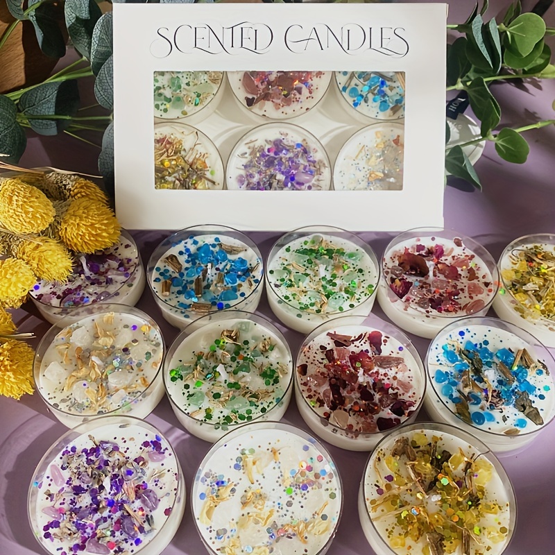 Set of 6 Scented Candles Fragr - Candle Fragrance ulasan dan harga