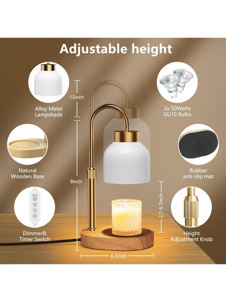 24H Timer Dimmable Candle Wax  - Wax Melts ulasan dan harga