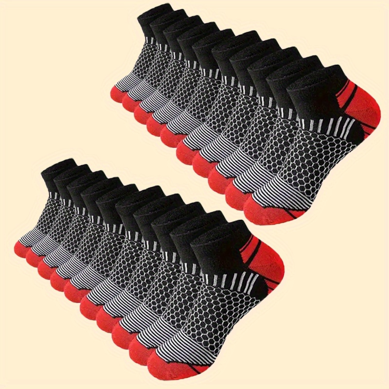 6 Pairs Men'S Short Sports Soc - Candle Wick ulasan dan harga