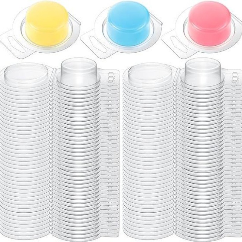 20/50pcs Clear Plastic Wax Mel - Candle Containers ulasan dan harga