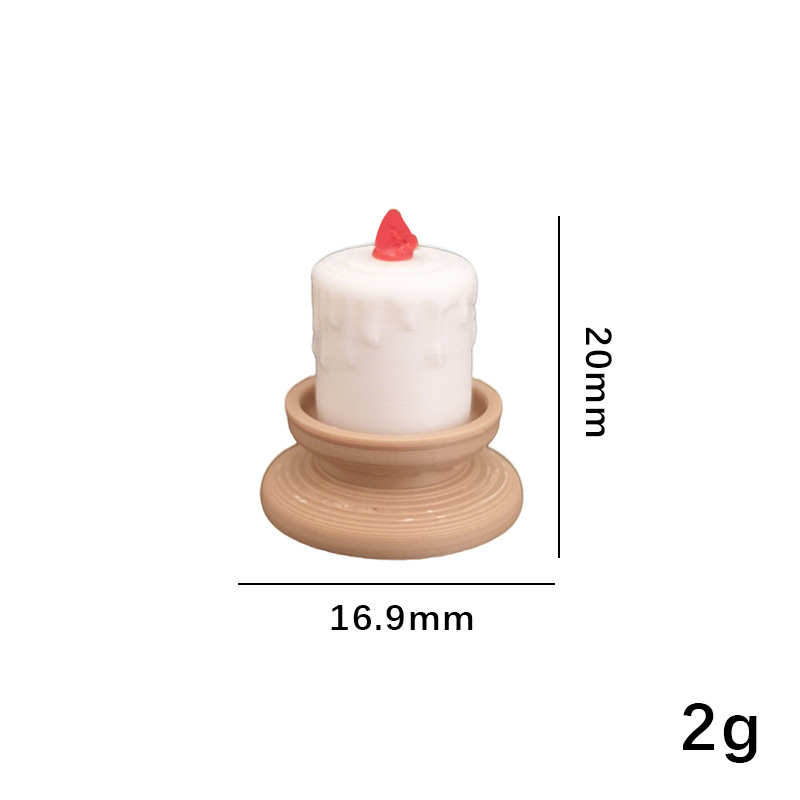 3pcs 1/12 Scale Dollhouse Mini - Candle Wax Scale ulasan dan harga