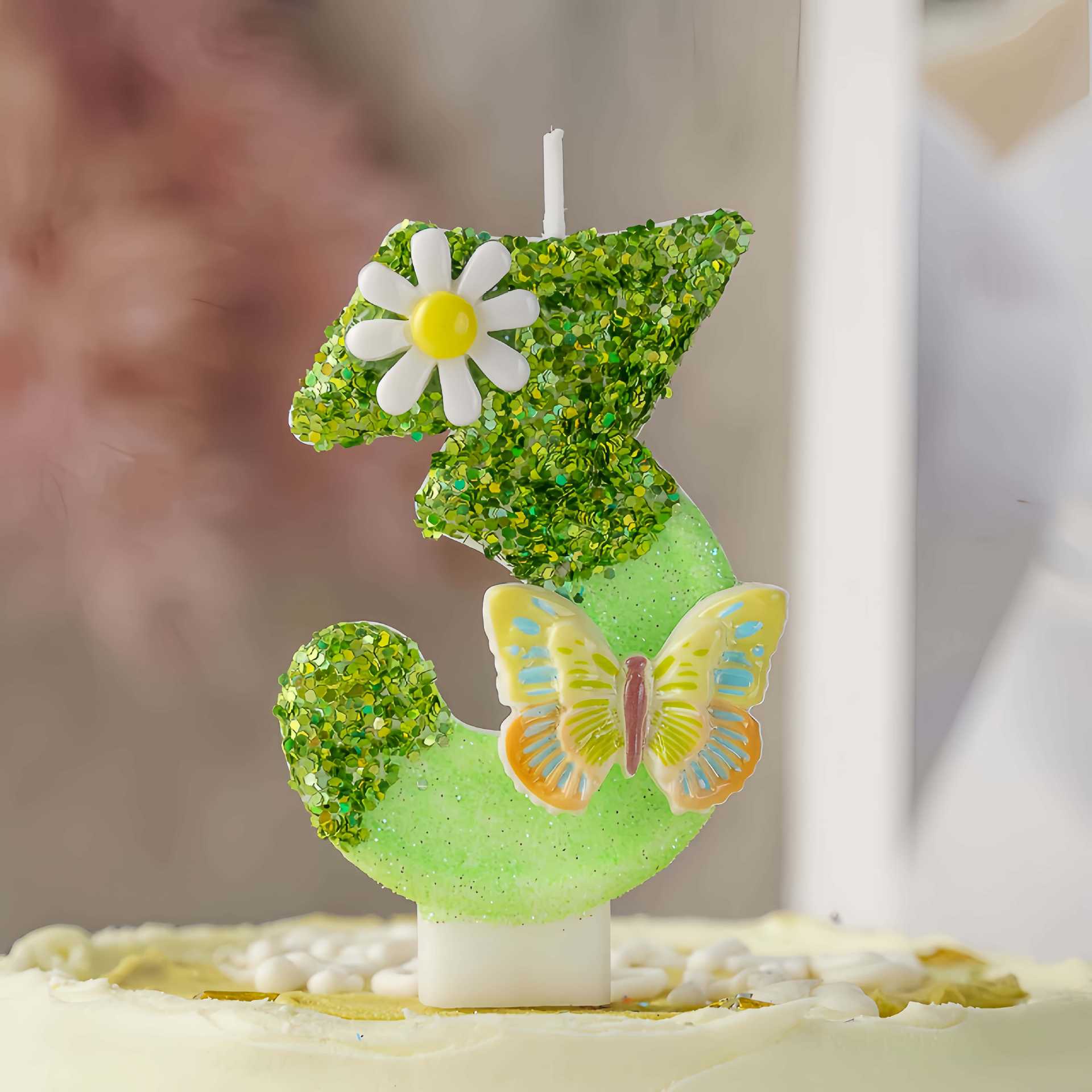 Green Wax 0-9 Number Birthday  - Soy Wax ulasan dan harga