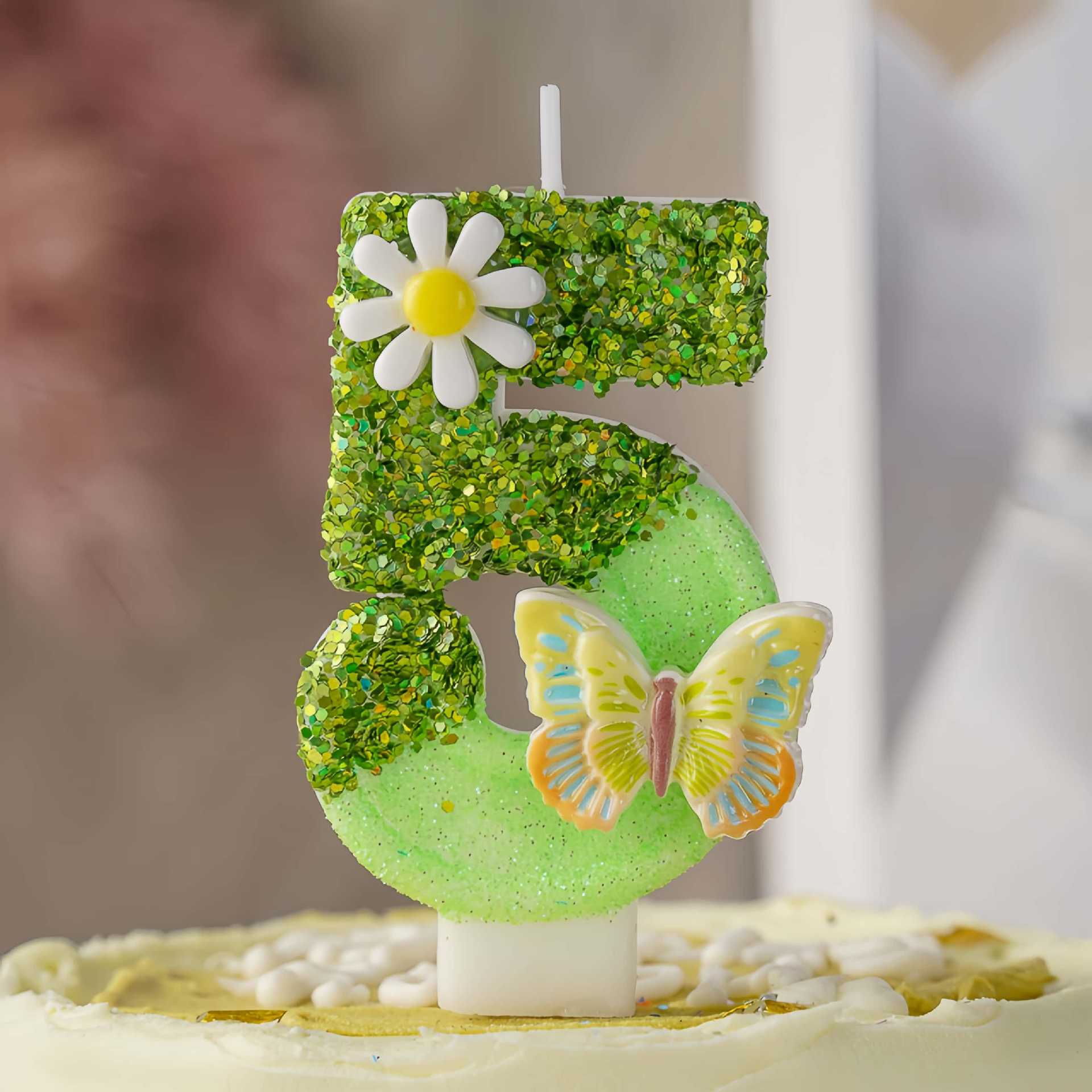 Green Wax 0-9 Number Birthday  - Soy Wax ulasan dan harga