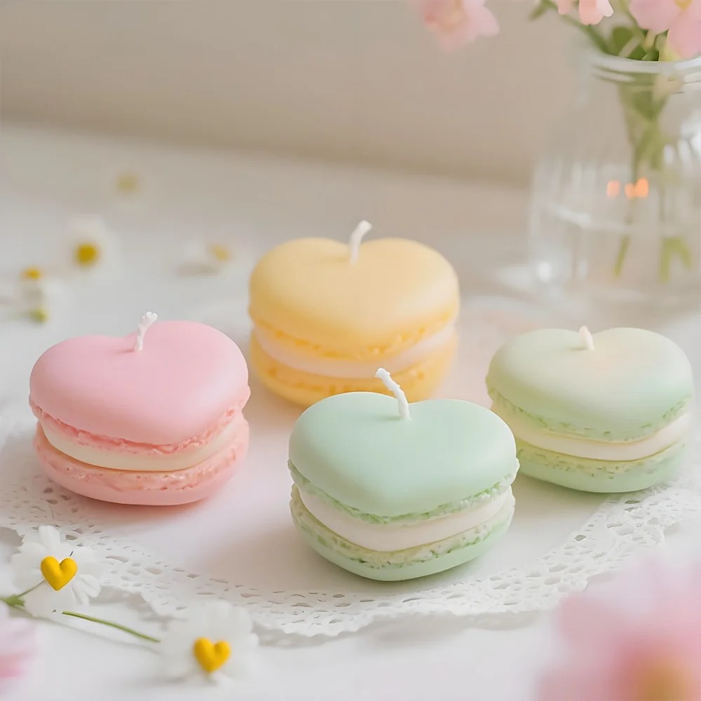 1/5pcs Realistic Macaron-shape - Soy Wax ulasan dan harga
